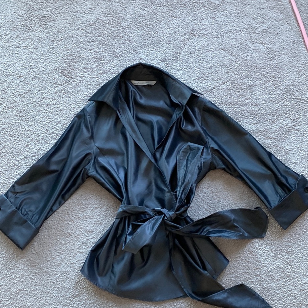 Zara satin top size L